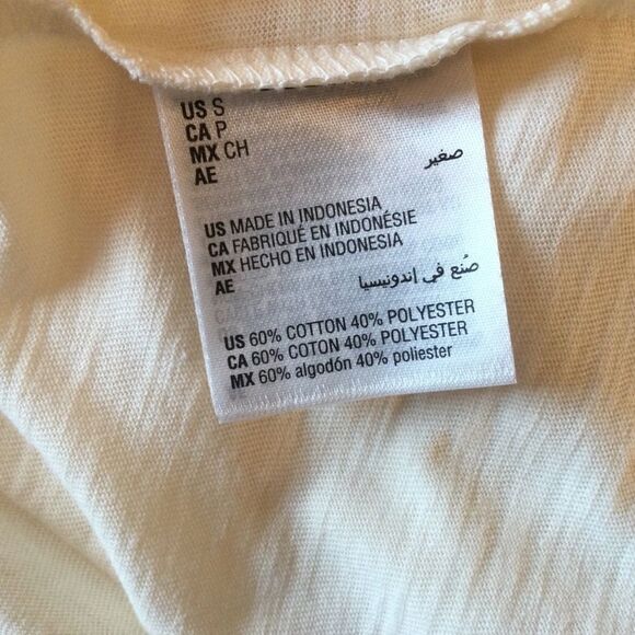 NWT Charter Club Women’s Sz S Cream PJ Top - Picture 7 of 7